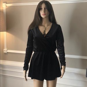 Sparkly Black Romper